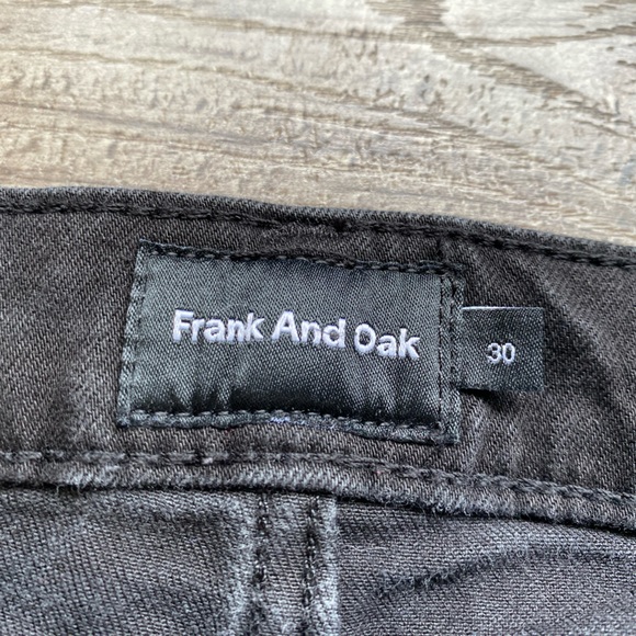 Frank & Oak Debbie skinny jeans black wash high rise 99% cotton - Picture 11 of 16